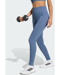 adidas - Workout Essentials Full-Length Knit Leggings - Lyst