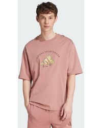 adidas - Codes Doodle Scooter Graphic Tee - Lyst