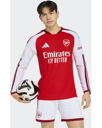 adidas - Arsenal Fc 26/27 Home Authentic Long Sleeve Jersey - Lyst