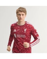 adidas - Liverpool Fc 26/27 Home Authentic Jersey Long Sleeve - Lyst