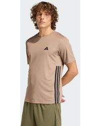 adidas - Workout Essentials Base 3-Stripes T-Shirt - Lyst