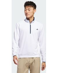 adidas - Sudadera Ligera Con Cremallera Hasta El Pecho - Lyst