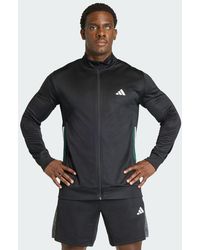 adidas - Workout Essentials All-Set 3-Stripes Knit Track Top - Lyst