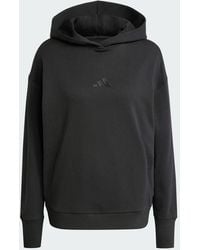 adidas - All Szn French Terry Loose Hoodie - Lyst