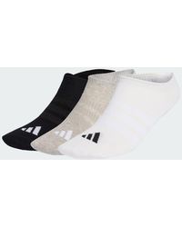 adidas - Thin&Amp;Light Sportswear No Show Socks 3 Pair Pack - Lyst