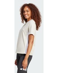 adidas - Essentials 3-Stripes Cotton T-Shirt - Lyst