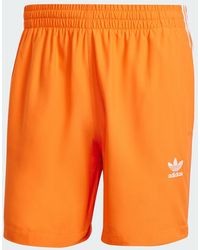 adidas - Adicolor 3-Stripes Swim Shorts - Lyst
