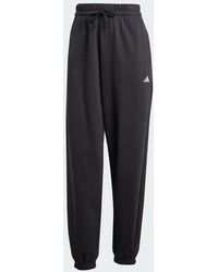 adidas - Essentials Small Logo French Terry Cuffed Joggers - Lyst
