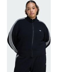 adidas Originals - Knitted Crochet Firebird Track Top - Lyst