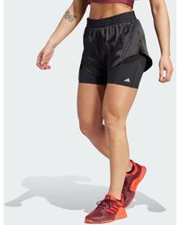adidas - Power Aeroready 2-in-1 Shorts - Lyst