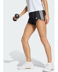 adidas - Pacer Training 3-Stripes Woven High-Rise Shorts Clothing - Lyst