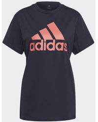 adidas - Essentials Logo Boyfriend T-shirt - Lyst