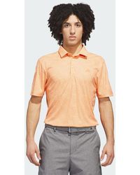 adidas - Ultimate365 Feather Print Polo Shirt - Lyst