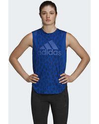 adidas T-shirt ID Muscle - Bleu