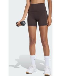 adidas - 3-Streifen Studio All Me Booty Short Leggings - Lyst