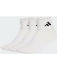 adidas - Thin&Amp;Light Sportswear Ankle Socks 3 Pair Pack - Lyst