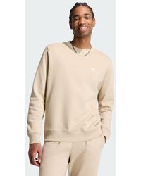 adidas - Trefoil Essentials Crew French Terry Sweatshirt - Lyst