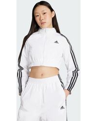 adidas Originals - Teamgeist Adicolor Cropped Track Top - Lyst