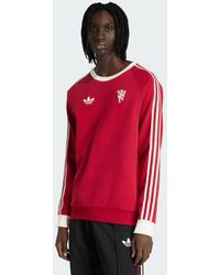 adidas - Manchester United Originals Crew Sweat - Lyst