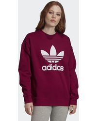 burgundy adidas jumper