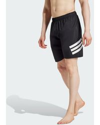 adidas - 3-Stripes Swim Shorts 8-Inch - Lyst