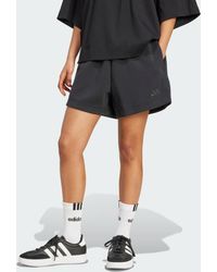 adidas - Soft Lux Loose Shorts - Lyst