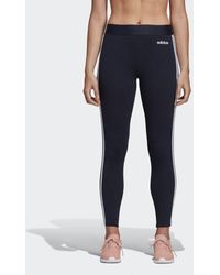adidas Essentials 3-stripes Tights - Blue