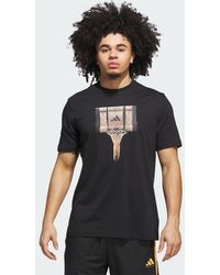 adidas - Basketball Gallery Grafik T-Shirt - Lyst