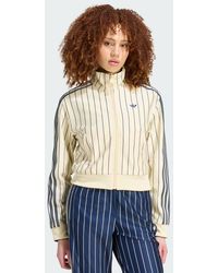 adidas - Sweatshirt Adidas Reversible Firebird Track Top Warm Vanilla/ Night - Lyst