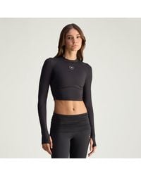 adidas - By Stella Mccartney Training Longsleeve Crop - Lyst