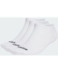 adidas - Thin Linear Low-cut Socks 3 Pairs - Lyst