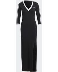 adidas - Abito adicolor Classics 3-Stripes Maxi - Lyst
