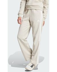 adidas - Essentials 3-Stripes Open Hem French Terry Joggers - Lyst