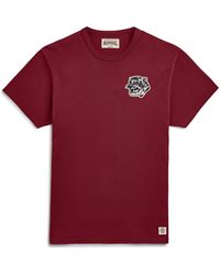 Admiral Sporting Goods Co. Tiger Head B/w Chenille Logo T-shirt - Red