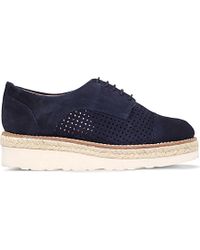 carvela shoes navy blue