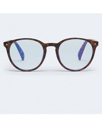 Aéropostale - Tortoiseshell Round Light Glasses - Lyst