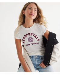 Aéropostale - New York Applique Graphic Tee - Lyst