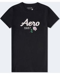 Aéropostale - Rose Appliqué Graphic Tee - Lyst