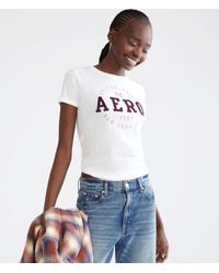 Aéropostale - Circle Butterfly Applique Graphic Tee - Lyst