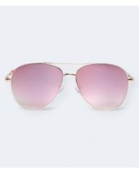 Aéropostale - Colored Lens Aviator Sunglasses - Lyst