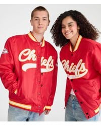 Aéropostale - Kansas City Chiefs Satin Bomber Jacket - Lyst
