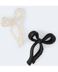 Aéropostale - Bow Claw Hair Clip 2-Pack - Lyst