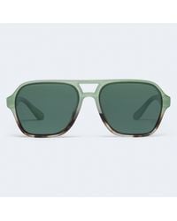 Aéropostale - Tortoiseshell Ombre Shield Sunglasses - Lyst