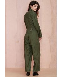 Nasty Gal Vintage Idiana Coveralls - Green