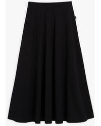 agnès b. Black Jersey Milane Long Skirt