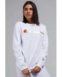 champion heritage gold script