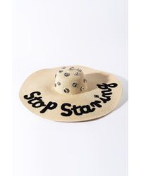 AKIRA Felt Rhinestone Drip Cowgirl Hat 