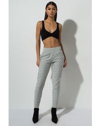 Champion Reverse Weave All Over Tonal Diagonal Print JOGGER - Gray