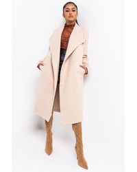 AKIRA Parisian Nights Stretch Classic Trench - Natural