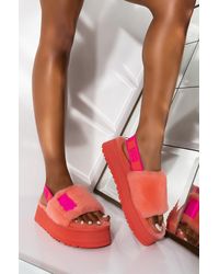 disco checker slides ugg